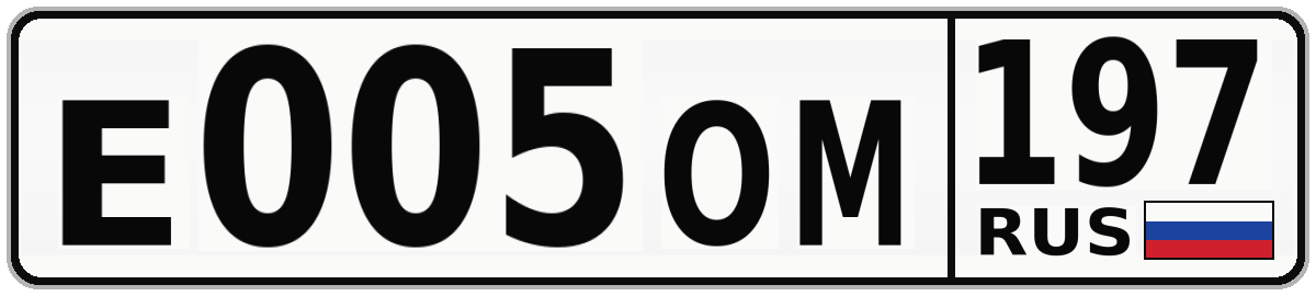 Е005ОМ 197