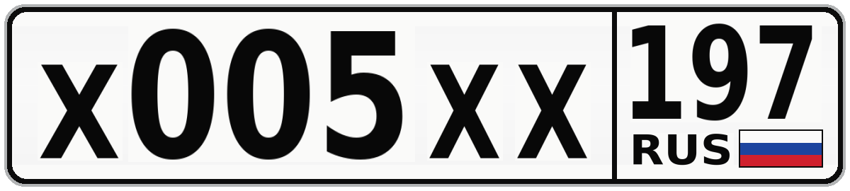Х005ХХ 197